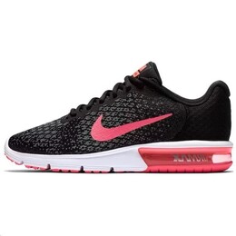 Кроссовки Nike Air Max Sequent 2 Black Vivid Pink Women's, розовый 852465-006 | vibrant pink