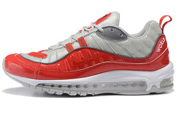 Кроссовки Nike Air Max 98, светло-серый/красный 844694-600
