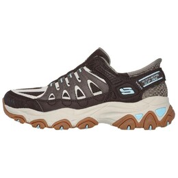 Кроссовки женские с низким верхом коричневые Skechers 180173-dktp | brown