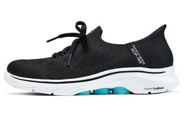 Кроссовки женские с низким верхом, черные Skechers 125213-bkaq | black