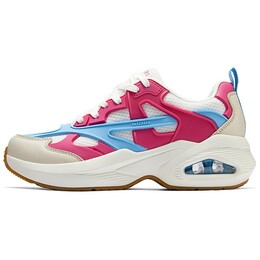 Кроссовки женские с низким верхом белые/синие/розовые Skechers 177077-wblp | white/blue/pink