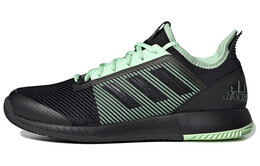 Кроссовки Defiant Bounce 2 женские с низким верхом, черные/зеленые Adidas ef0560