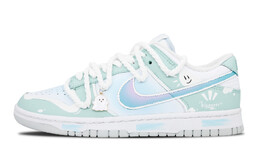 Кроссовки Nike Dunk Skateboard Shoes Women's Low-Top White dh9765-102（team-152晴天娃娃） | cyan