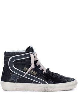 Высокие кеды Golden Goose Slide, черный gwf00115f00688890100 | черный