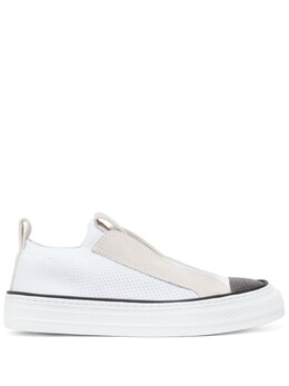 Brunello Cucinelli кроссовки с декором Monili, белый mz49g2940c001 | белый