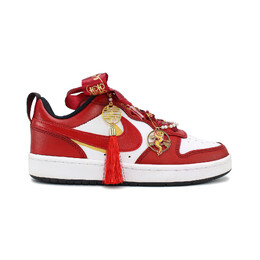 Кроссовки Nike Court Borough Skateboarding Shoes Women's Low-top Red/Gold, красный bq5448-115（team-134比翼相思） | red