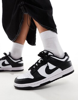 Черно-белые кроссовки Nike Dunk Low с пандой 132592556 | black