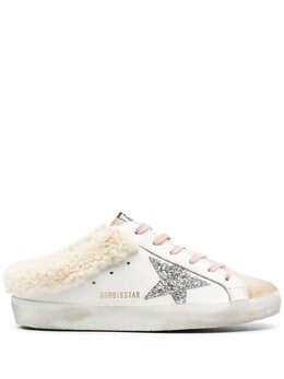 Кеды Super-Star с блестками Golden Goose, белый gwf00110f00079880194 | белый