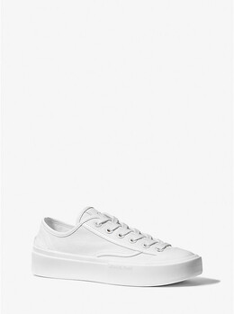 Кроссовки из парусины Jude Michael Kors, белый 43s5jufs2d | optic white