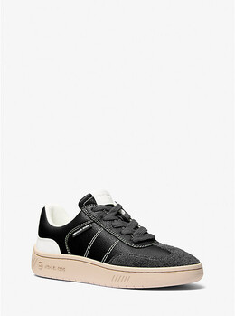 Кроссовки Kai в смешанной технике Michael Kors, черный 49r5kafs1l | black