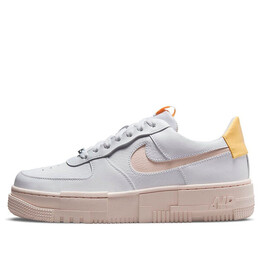 Кроссовки air force 1 пиксель Nike, белый dm3054-100 | white/arctic orange-sail-orange pearl