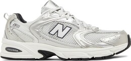 Кроссовки New Balance 530, серый металлик, белый mr530lg | silver