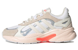 Женские кроссовки Crazychaos Shadow Lifestyle с низким верхом белого/серебристого/серого цвета Adidas Neo fx9110
