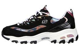 Кроссовки женские Lifestyle Low-top черные/синие/оранжевые Skechers 149264-bkmt