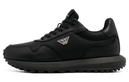 Кроссовки Emporio Armani Logo-charm Lace-up Sneakers, черный x4x630xn877k001 | black