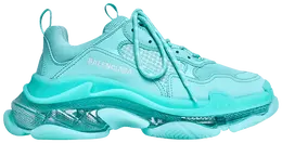 Кроссовки Balenciaga Wmns Triple S Sneaker 'Clear Sole - Light Blue', синий 544351 w2ga1 4590 | clear sole - light blue
