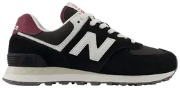 Кроссовки New Balance Wmns 574 'Black White Maroon', черный wl574wbe | black white maroon