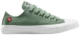 Кроссовки Converse Wmns Chuck Taylor All Star Low 'Cross Stitch Roses', зеленый a13658c | cross stitch roses