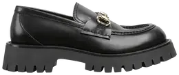 Кроссовки Gucci Wmns Lug Sole Horsebit Loafer 'Black', черный 816337 aadcw 1000 | black