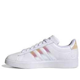Кроссовки grand court cloudfoam lifestyle court комфортная обувь Adidas, белый ie1868 | cloud white / cloud white / cloud white