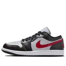 Nike Кроссовки (WMNS) Air Jordan 1 Low 'Wolf Grey Gym Red', серый dc0774-062 | wolf grey/gym red/black/white
