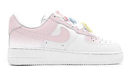 Кроссовки Nike Air Force 1 Skateboard Shoes Women's Low-Top Pink dh2920-111(team88-甜心绵绵） | white/pink