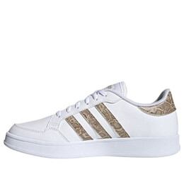 Кроссовки neo breaknet золотые Adidas, белый fx8728 | white/gold