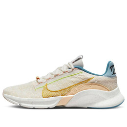 Кроссовки superrep go 3 flyknit next nature Nike, белый dv1743-171 | white/gold