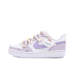 Кроссовки Nike Court Borough Skateboarding Shoes Women's Low-top Yellow, цвет Light Lavender bq5448-100(team189-仲夏梦) | light lavender