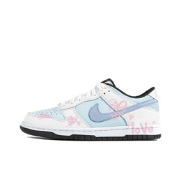 Кроссовки Nike Dunk Skateboarding Shoes Women's Low-top Blue/violet, серый cw1590-100(team189-未有思) | arctic gray