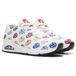 Женские кроссовки Rolling Stones Street Uno Skechers, белый 1056358/31824 | white/multi