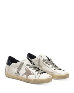 Женские низкие кроссовки Super-Star Golden Goose 4023158 | white/navy