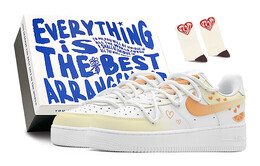 Женские кроссовки для скейтбординга Nike Air Force 1, Orange dh2920-111(team88-心想事橙-box) | orange