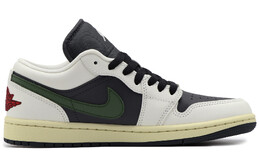Баскетбольные кроссовки Air 1 Vintage Unisex Low-top Black/Green Jordan dc0774-001(team57-男女款拓荒) | jasper