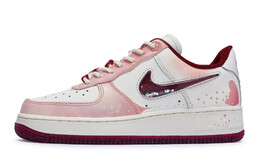 Кроссовки Nike Air Force 1 Skateboarding Shoes Women's Low-top Pink, белый fz5068-161(team80-女坠入心河s-box) | chalk white