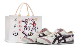 Кроссовки Onitsuka Tiger MEXICO 66 Lifestyle Shoes Unisex Low-top Pulse Magenta/Pulse Mint/Purple Rush, розовый 1183a360-205(team80-爱随风s-box) | pink purple rice white