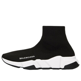 Кроссовки speed trainer 'black white' 2019 Balenciaga, черный 587280w05g91000 | black and white