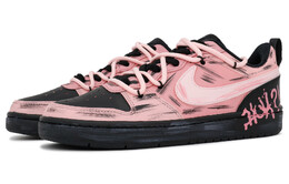 Кроссовки Nike Court Borough Skateboarding Shoes Women's Low-top Black, цвет Peach bq5448-110(team350-女款粉墨) | peach