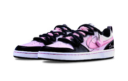 Женские кроссовки для скейтбординга Nike Court Borough Low, Black bq5448-115(team266-女款粉梦星轨) | black