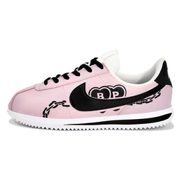 Кроссовки Cortez женские с низким верхом, черные Nike 904764-102(team113-黑粉世代) | pink