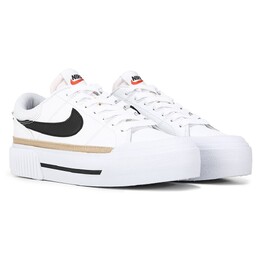 Женские кроссовки Court Legacy на платформе с лифтом Nike, белый 1053268/96911 | white/black/tan