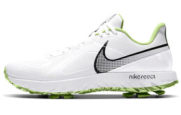 Кроссовки унисекс с низким верхом белые/черные/зеленые Nike ct6620-109