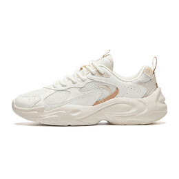 Кроссовки Anta Life Collection Lifestyle Shoes Women's Mid-top Light Walnut/oatmeal White, слоновая кость 922438805-1 | ivory / light walnut / oatmeal - 1