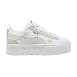 Puma Кроссовки Wmns Mayze 'Floral Embroidery - White Vapor Grey', белый 399674 02 | floral embroidery - white vapor grey