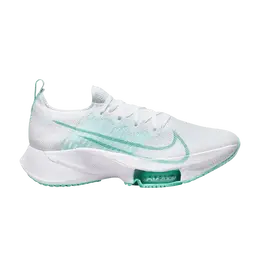 Nike Кроссовки Wmns Air Zoom Tempo NEXT% Flyknit 'White Hyper Turquoise', белый ci9924 103 | white hyper turquoise