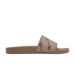 Кроссовки Balenciaga Wmns Pool Slides 'BB Monogram - Brown', серый 689030 w1s9n 3020 | bb monogram - brown