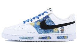 Кроссовки Nike Court Vision 1 Skateboarding Shoes Women's Low-top Blue, белый dh3158-101(team168-星空） | white