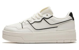 Кроссовки Anta Skateboarding Shoes Women's Low-top Ivory White/base Black, белый/черный 122428015-2 | white/black