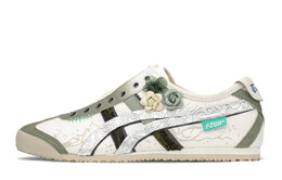 Кроссовки Onitsuka Tiger MEXICO 66 Lifestyle Shoes Unisex Low-top White/beige/green, зеленый d3k0n-0143(teama-薄荷玫瑰) | beige/green