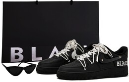 Кроссовки Nike Air Force 1 Skateboard Shoes Unisex Low-Top Black cw2288-001(team55-3d黑白s-box) | black